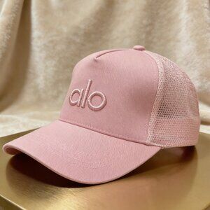 Alo Blush Logo Mesh Baseball Hat